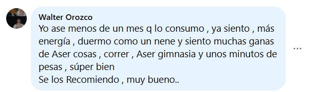 Reseña de cliente en Facebook
