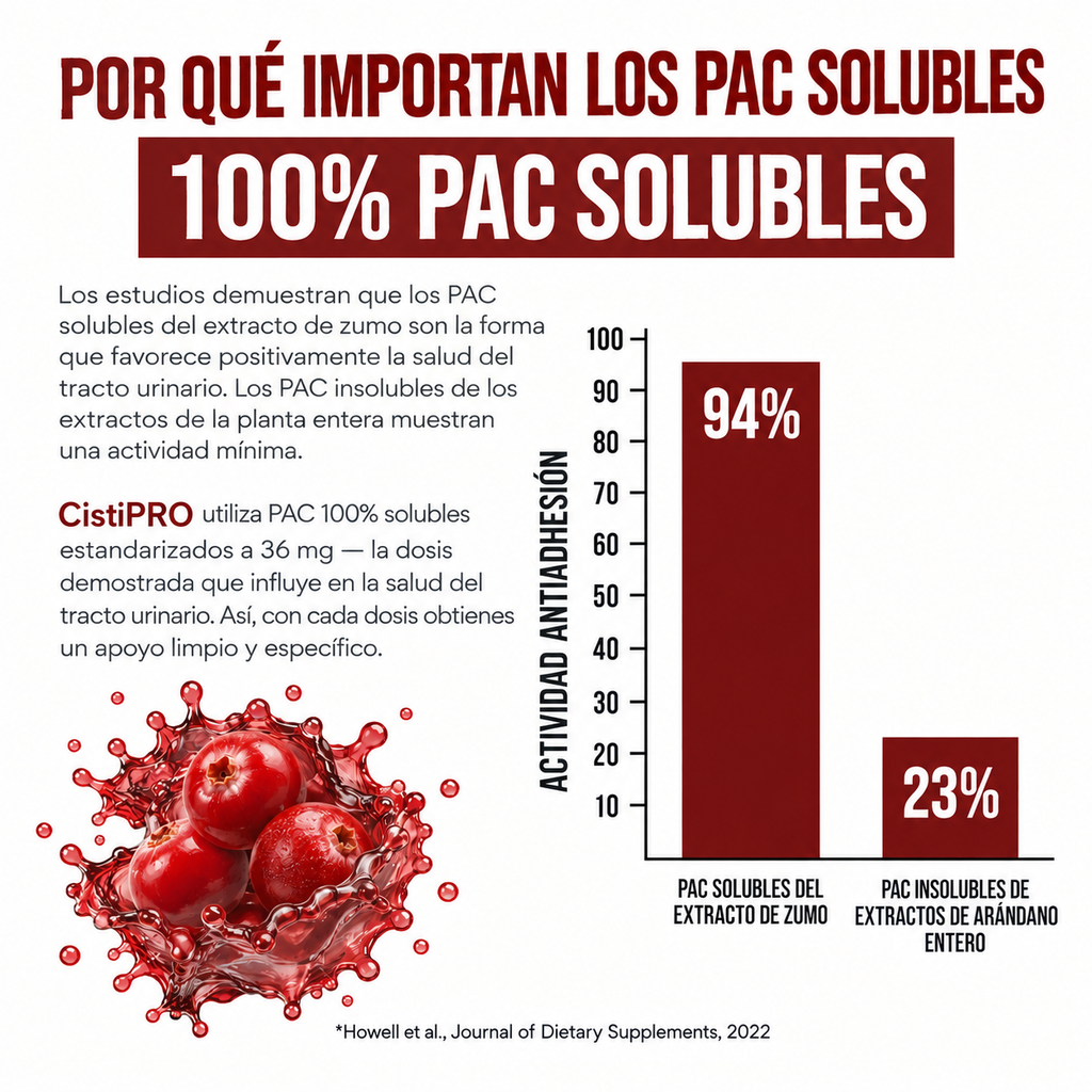 CistiPRO - Arándano Rojo 36 mg PAC · Salud Urinaria