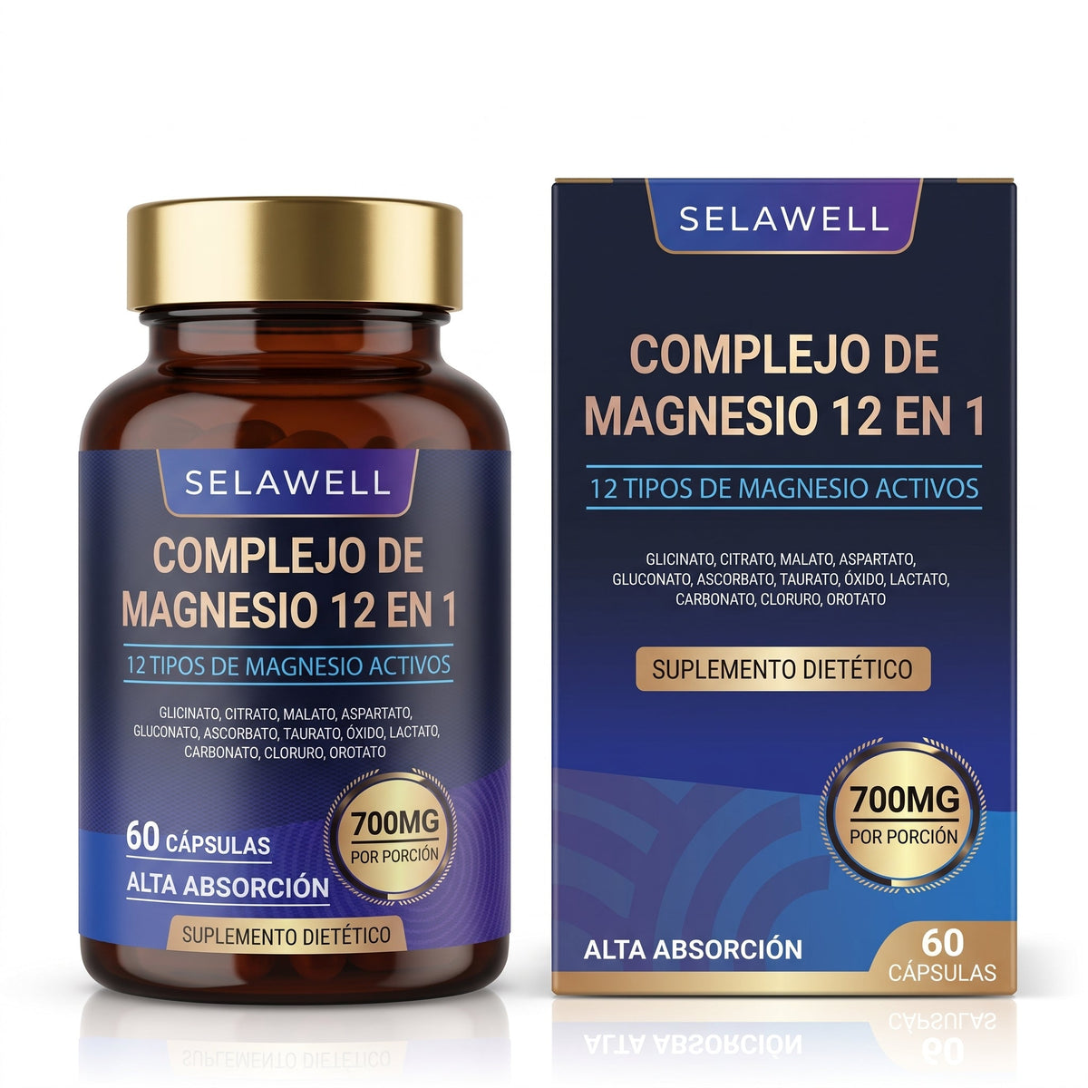 Complejo de Magnesio 12 en 1 SelaWell