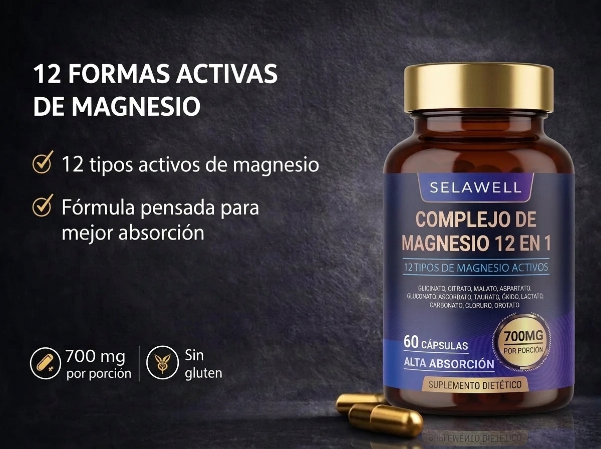 12 formas activas de magnesio