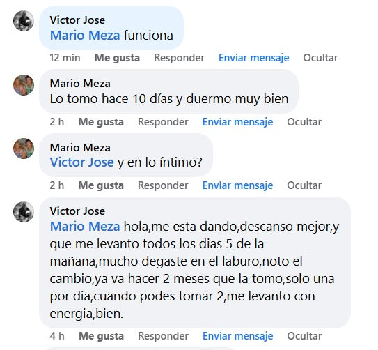 Reseña de cliente en Facebook
